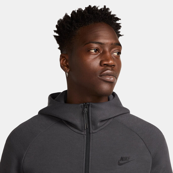 Nike Men's Tech Full-Zip Windrunner Hoodie Grey image number 2
