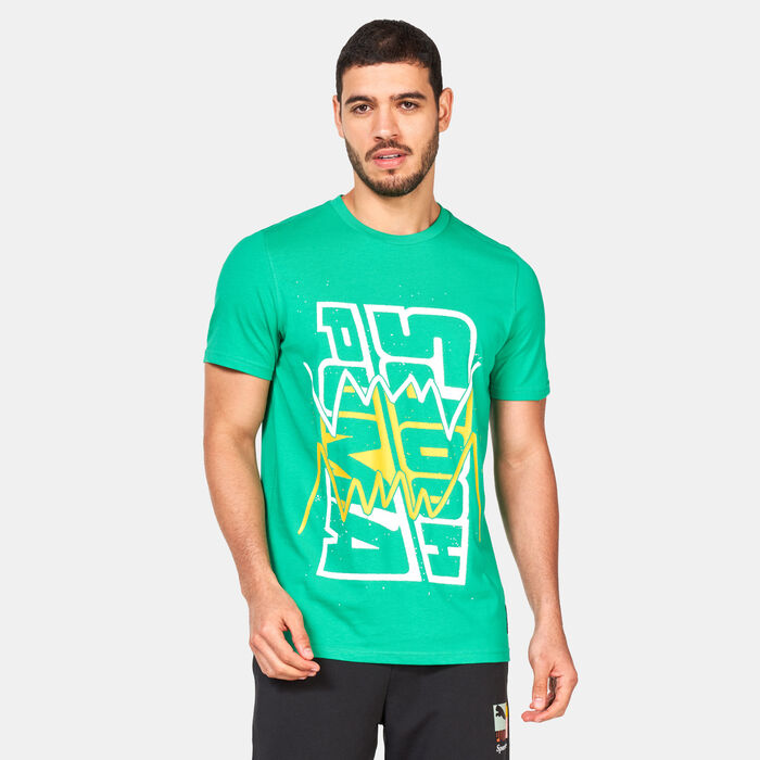 PUMA Men's Blueprint Basketball T-Shirt Green PUMA Men's Blueprint Basketball T-Shirt Green image number 0