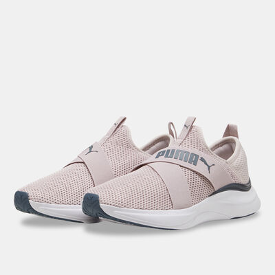 PUMA Women's SOFTRIDE Harmony Running Slip-On Shoes Purple