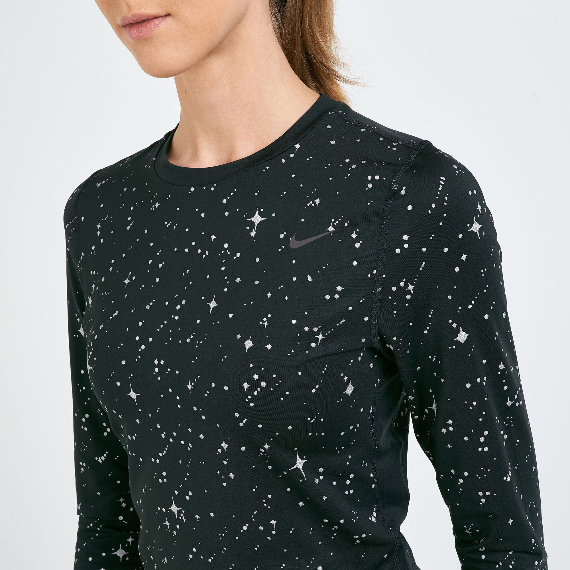 Nike metallic long sleeve top top