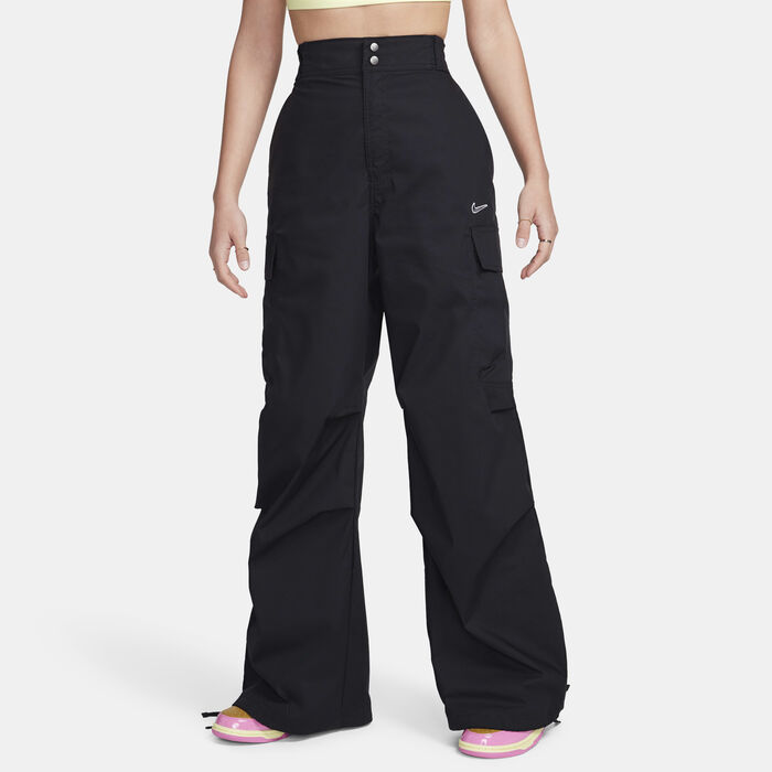 Nike Women's Sportswear High-Waisted Cargo Trousers Black Nike Women's Sportswear High-Waisted Cargo Trousers Black image number 0