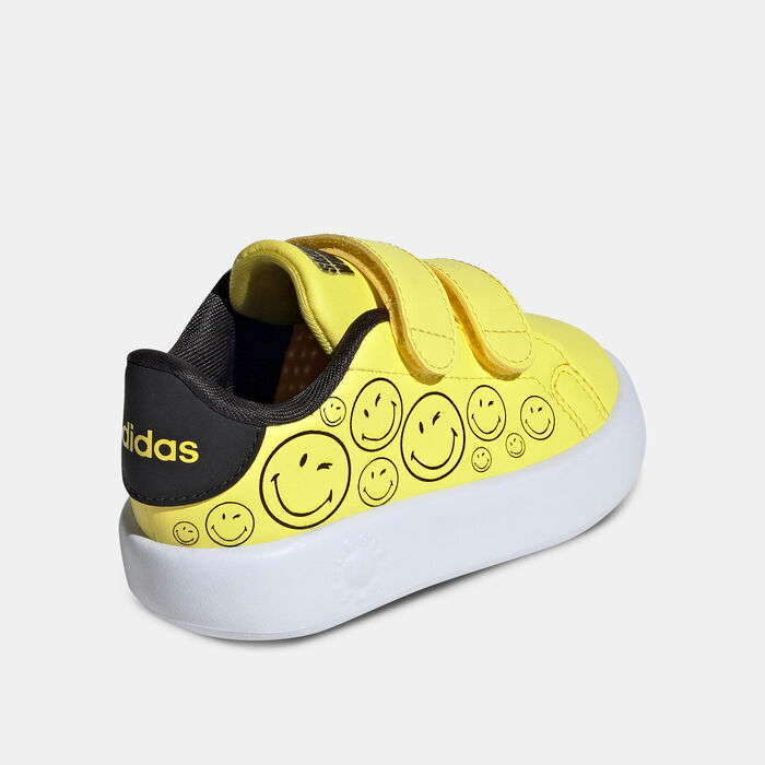adidas Kids' Smiley Advantage Shoes yellow image number 2