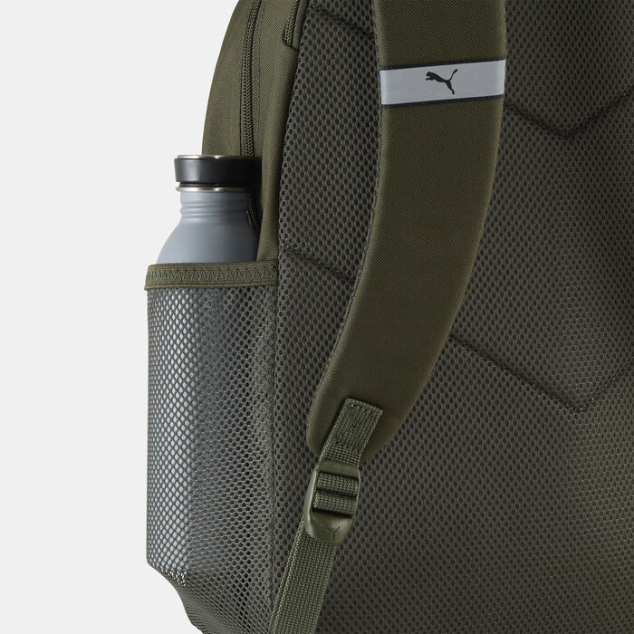 PUMA Kids' Fundamental Backpack Green PUMA Kids' Fundamental Backpack Green image number 4