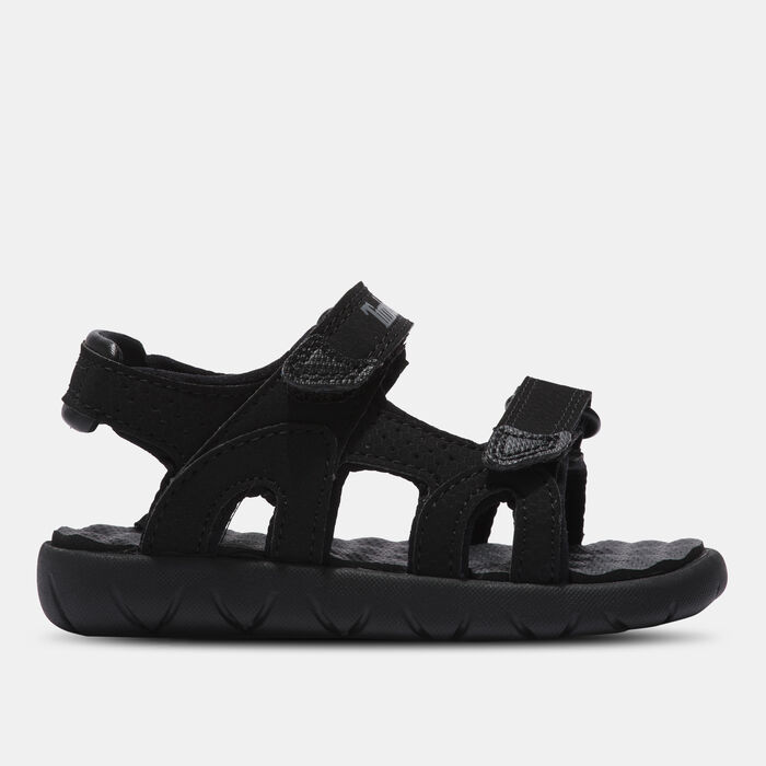 Timberland Kids' Perkins Row 2-Strap Sandals Black image number 0