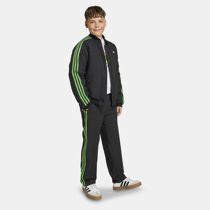 adidas Originals Kids' Minecraft Wide Leg Pants Black adidas Originals Kids' Minecraft Wide Leg Pants Black image number 2