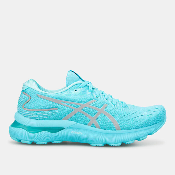 ASICS Women's GEL-NIMBUS 24 LITE-SHOW Shoe Blue ASICS Women's GEL-NIMBUS 24 LITE-SHOW Shoe Blue image number 0