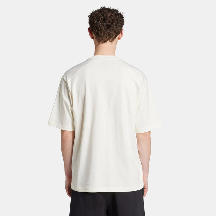 adidas Men's Codes Doodle Scooter Graphic Tee White adidas Men's Codes Doodle Scooter Graphic Tee White image number 1