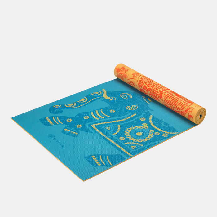 Gaiam Elephant Yoga Mat (6mm) Multi-Color image number 0