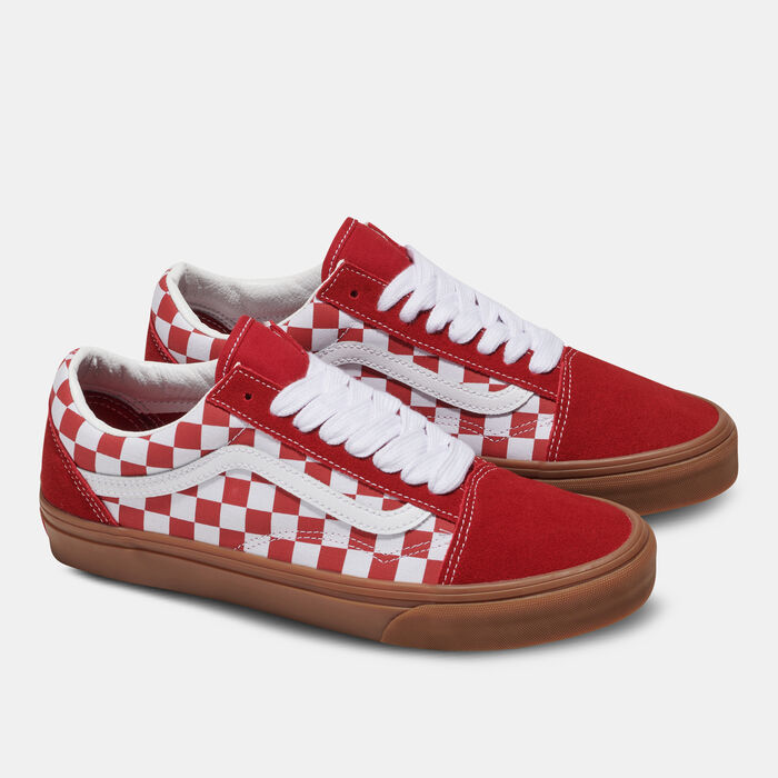 Vans Old Skool Unisex Shoes Red Vans Old Skool Unisex Shoes Red image number 1