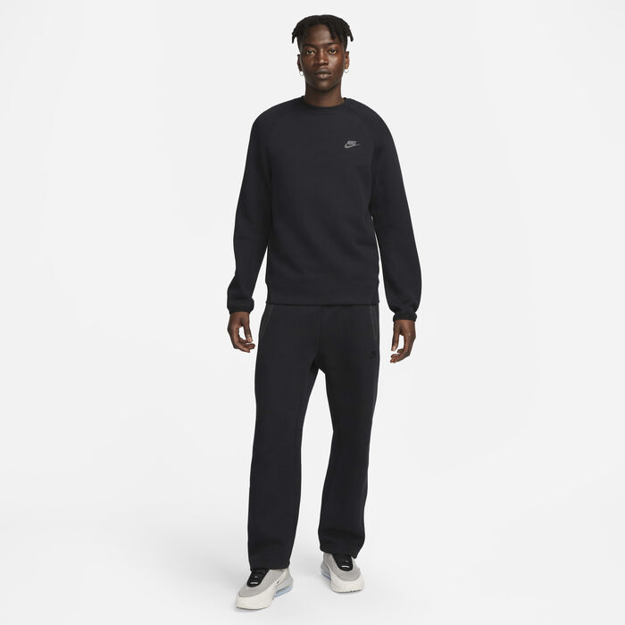 Nike Men's Sportswear Tech Fleece Crew Black image number 6