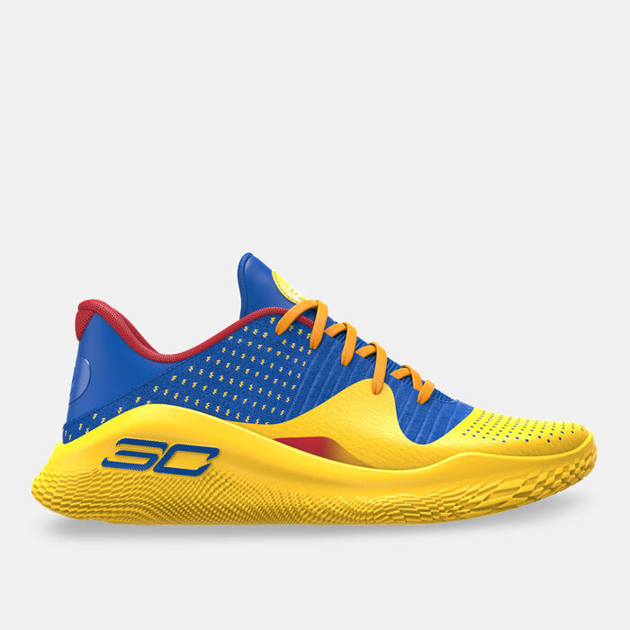 Under Armour Curry 4 Low FloTro Basketball Shoes Blue image number 0