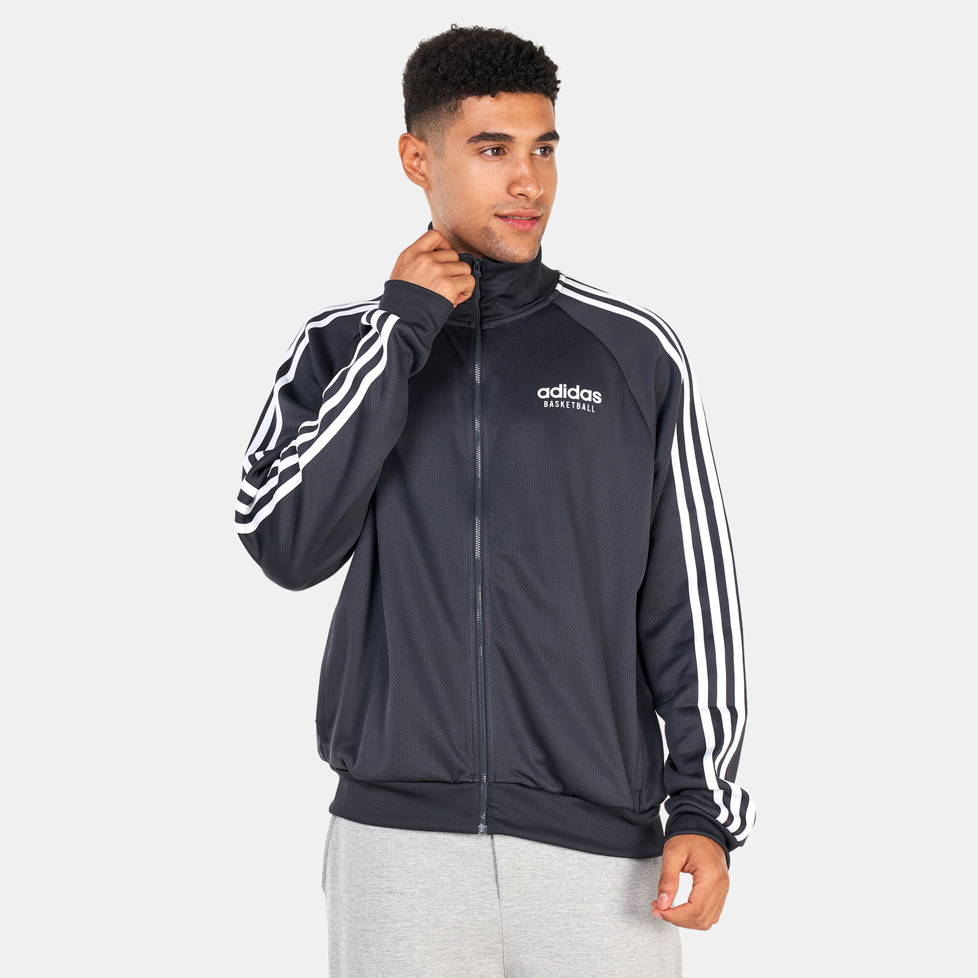 Adidas basketball deals jacket