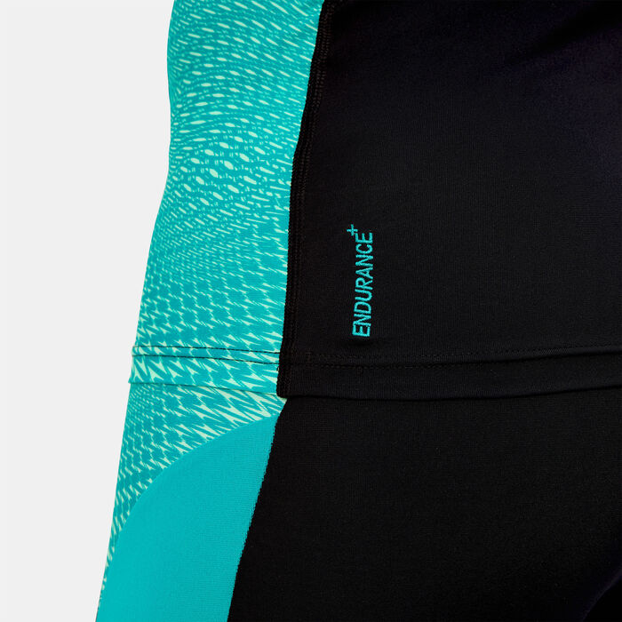 Speedo Men's Endurance+ Splice Swimming Rashguard Black Speedo Men's Endurance+ Splice Swimming Rashguard Black image number 3