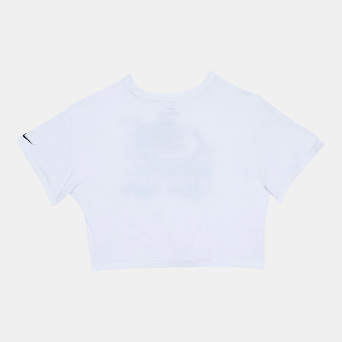 Nike Kids' Summer Daze Heart T-Shirt White Nike Kids' Summer Daze Heart T-Shirt White image number 1