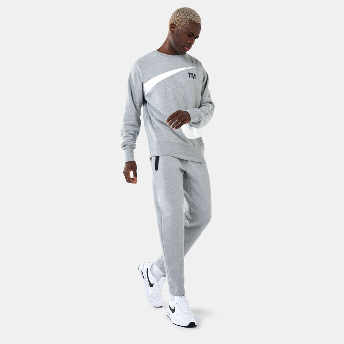 Nike Men's Sportswear Swoosh Crewneck T-Shirt White Nike Men's Sportswear Swoosh Crewneck T-Shirt White image number 2