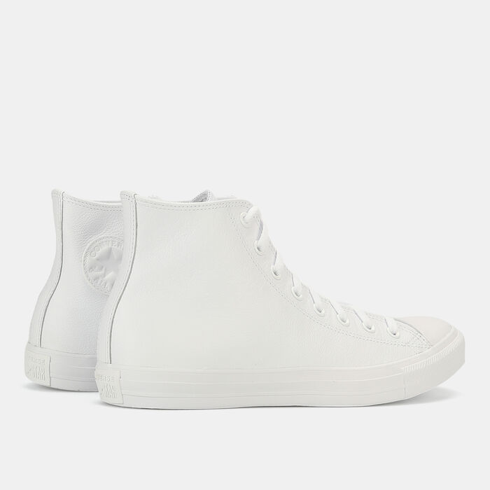 Converse Chuck Taylor All Star Leather Mono Unisex Shoe White image number 5