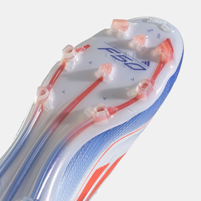 adidas Men's F50 Elite Firm Ground Football Shoes White image number 5