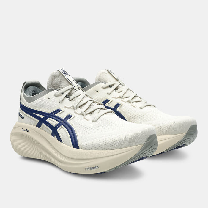 ASICS Men's GEL-NIMBUS 27 Running Shoes White ASICS Men's GEL-NIMBUS 27 Running Shoes White image number 1
