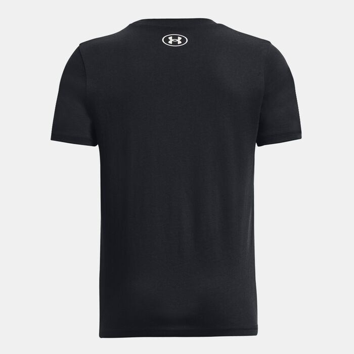 Under Armour Kids' Project Rock Brahma Bull T-Shirt Black Under Armour Kids' Project Rock Brahma Bull T-Shirt Black image number 2