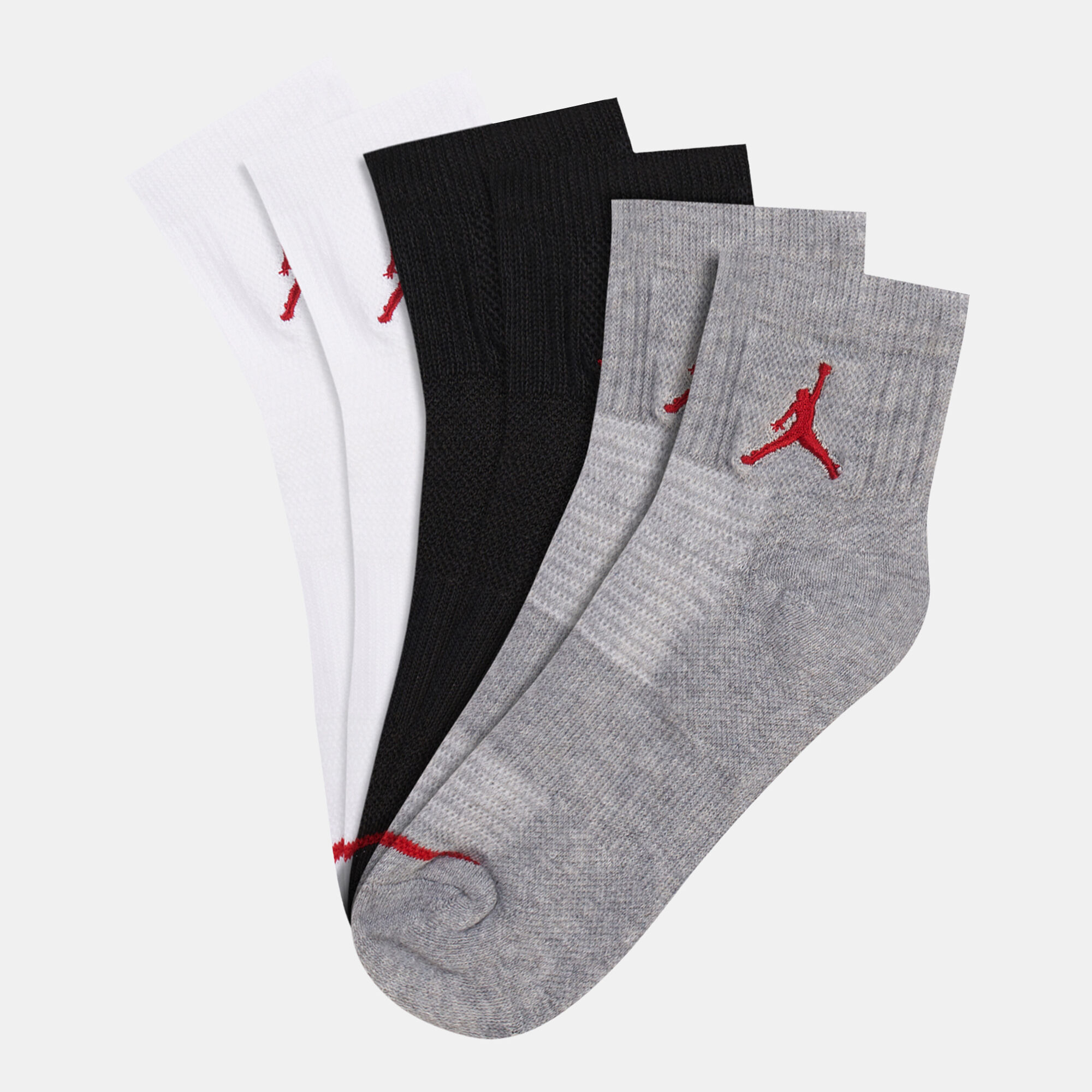 Grey jordan socks discount