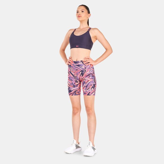 Under Armour Women's Infinity Mid Covered Medium-Support Training Sports Bra Purple Under Armour Women's Infinity Mid Covered Medium-Support Training Sports Bra Purple image number 2