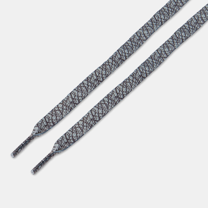 TUBELACES Flat Shoelaces (5 Pieces) Grey TUBELACES Flat Shoelaces (5 Pieces) Grey image number 0