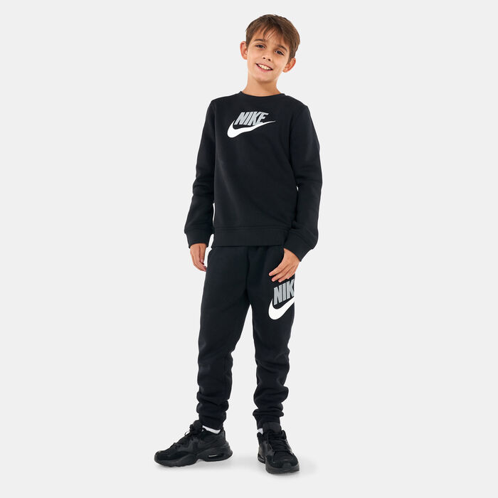 Nike Kids' Sportswear Club Fleece Sweatshirt (Older Kids) Black image number 2