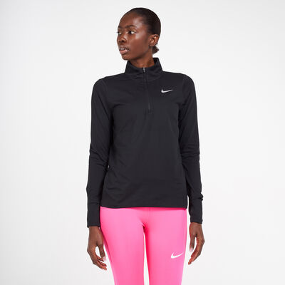 Nike Women's Element Half-Zip Hoodie Black