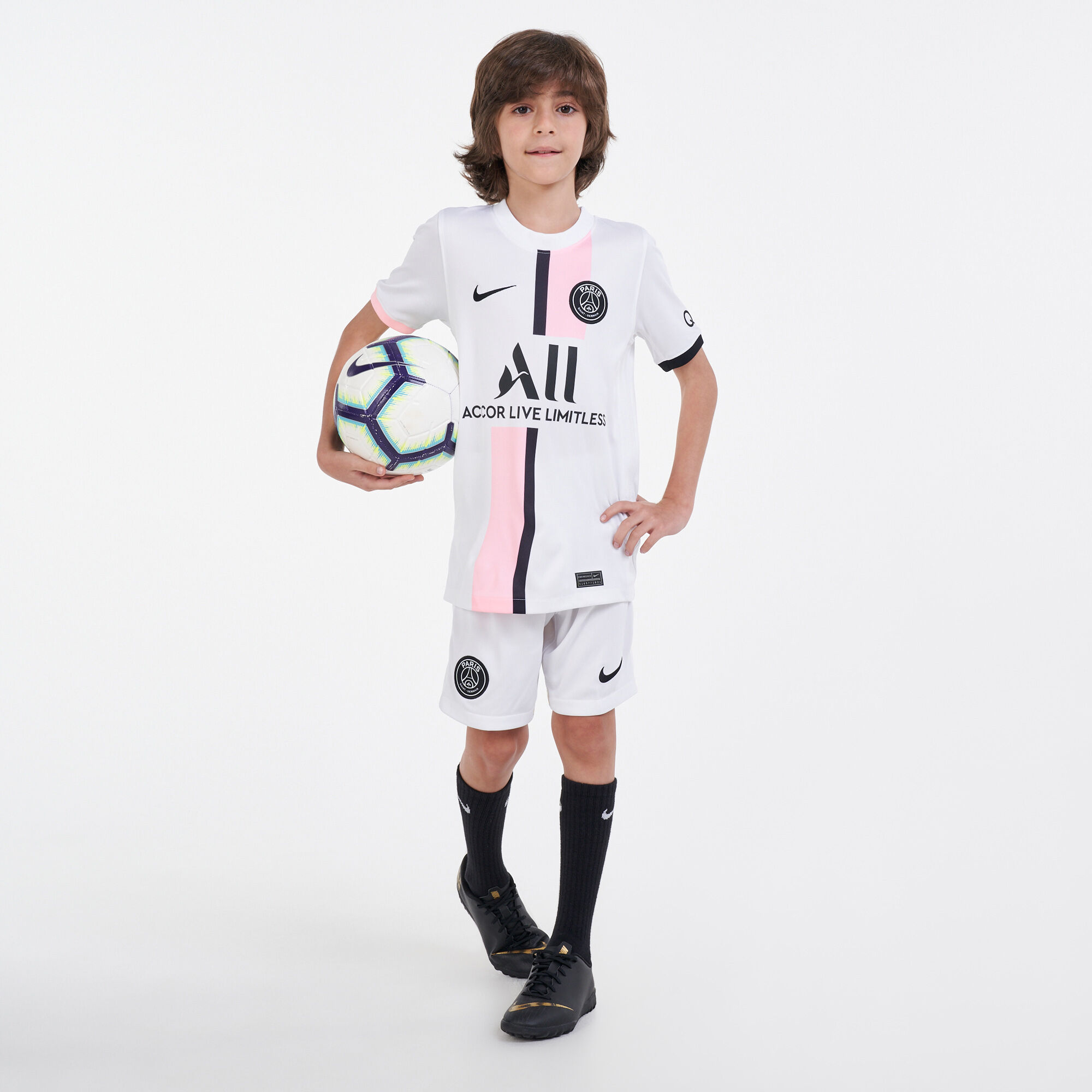 Kids Paris Saint Germain Away Stadium Shorts 2021 22 Older Kids