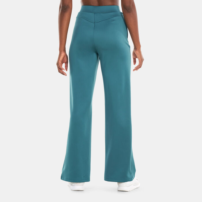 SQUATWOLF Women's Do Knot Wide Leg Pants Green SQUATWOLF Women's Do Knot Wide Leg Pants Green image number 1