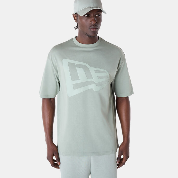 New Era Men's Flag T-Shirt Green New Era Men's Flag T-Shirt Green image number 0