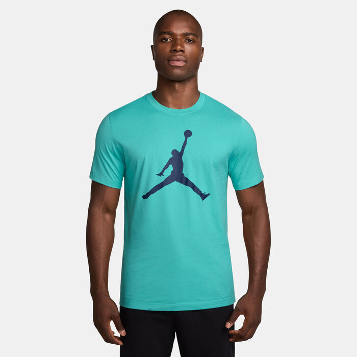 Jordan Men's Jumpman Crew T-Shirt Green Jordan Men's Jumpman Crew T-Shirt Green image number 0