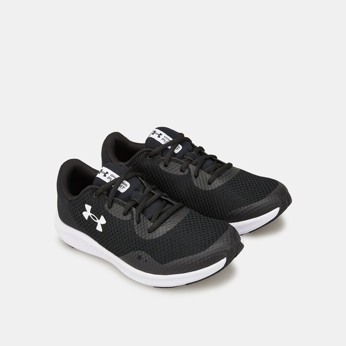 Under Armour Kids' UA BGS Charged Pursuit 3 Shoe Black Under Armour Kids' UA BGS Charged Pursuit 3 Shoe Black image number 1