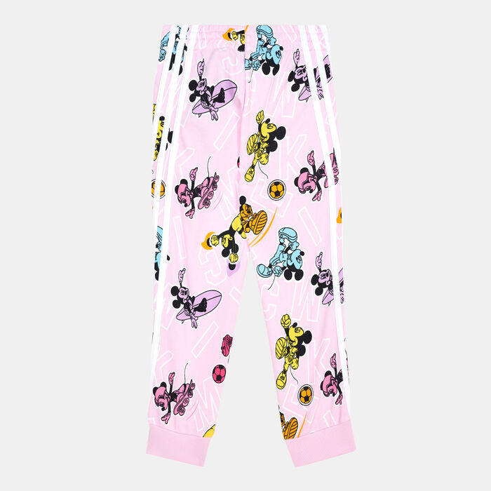 adidas Kids' Disney Mickey Mouse Pants Pink image number 1