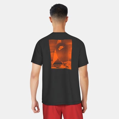 Nike Swim Men's Icon Hydro Rashguard Black Nike Swim Men's Icon Hydro Rashguard Black