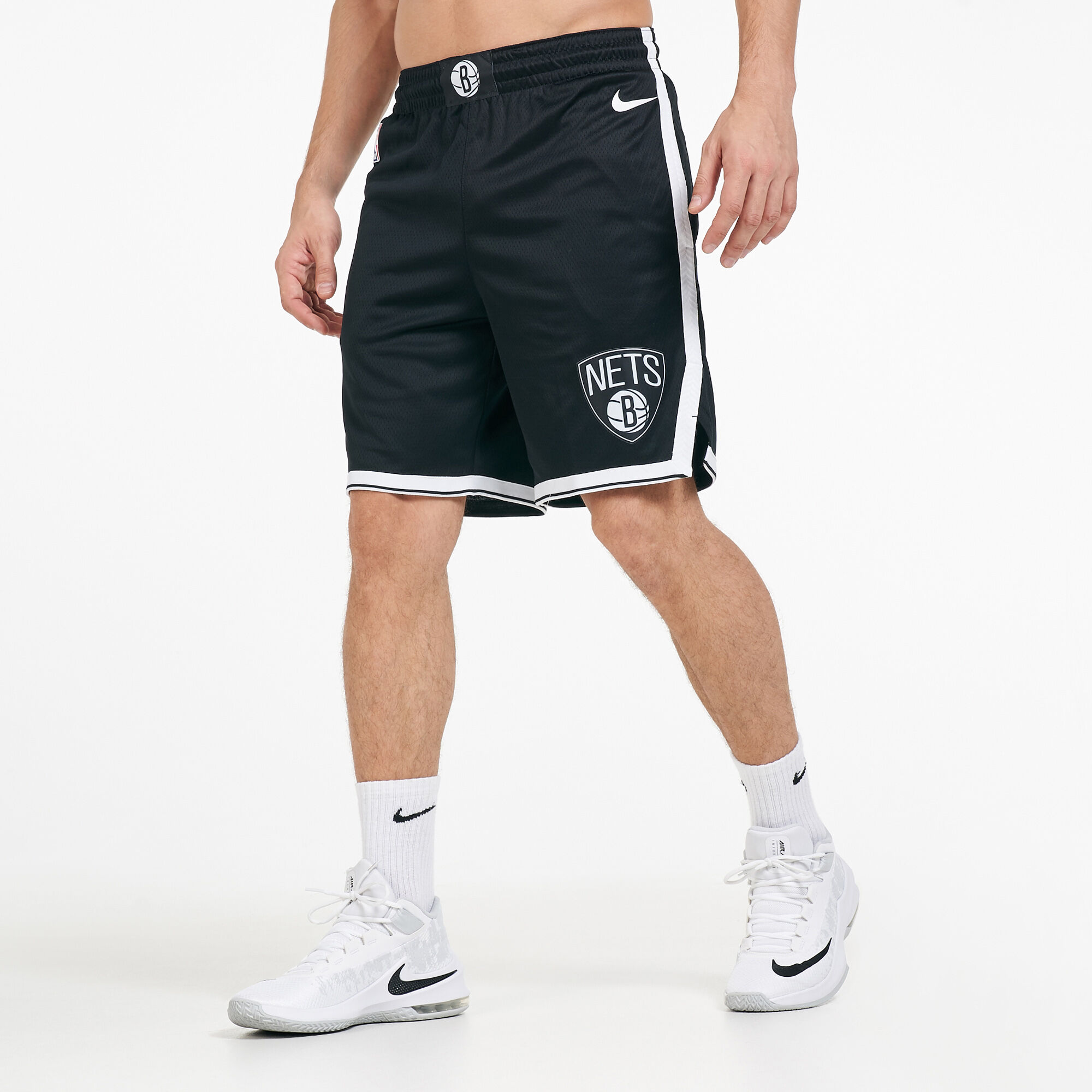 Brooklyn Nets Nike Classic Edition Swingman Shorts - Mens