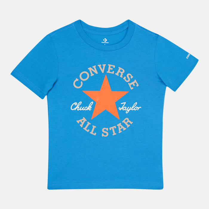 Converse Kids' Dissected Chuck Patch T-Shirt Blue Converse Kids' Dissected Chuck Patch T-Shirt Blue image number 0