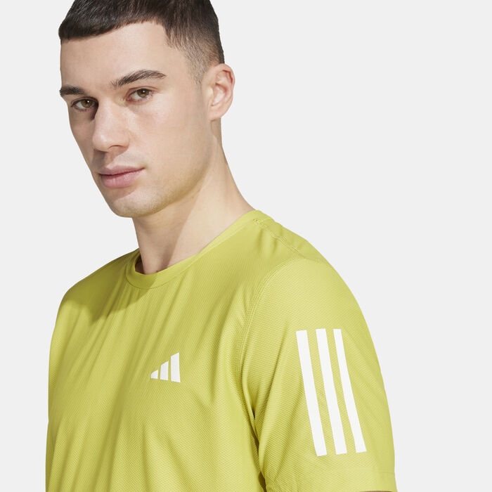 adidas Men's Own the Run T-Shirt Green adidas Men's Own the Run T-Shirt Green image number 3