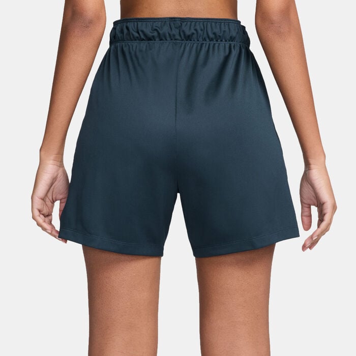 Nike Women's Attack Dri-FIT Fitness Training Shorts Blue Nike Women's Attack Dri-FIT Fitness Training Shorts Blue image number 1