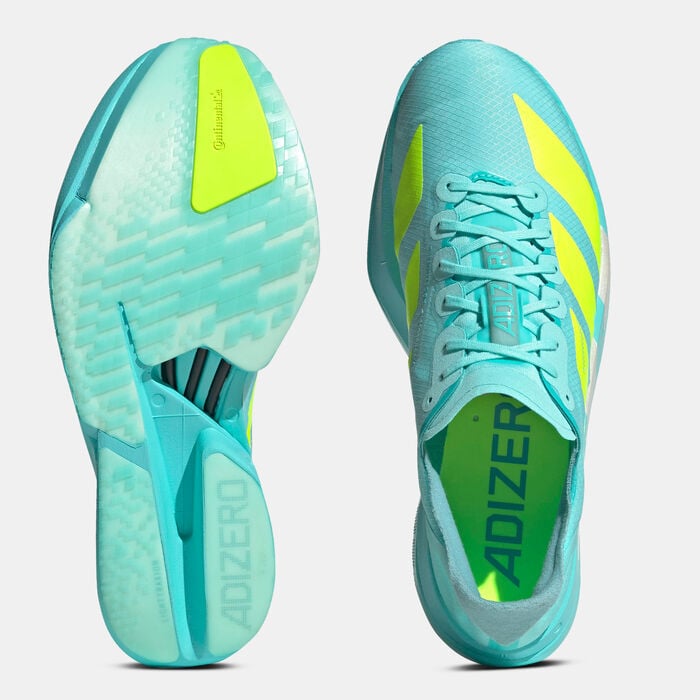 adidas Men's Adizero Adios Pro 4 Running Shoes Blue adidas Men's Adizero Adios Pro 4 Running Shoes Blue image number 4