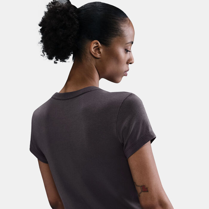 Nike Women's Sportswear Chill Knit T-Shirt Black Nike Women's Sportswear Chill Knit T-Shirt Black image number 4