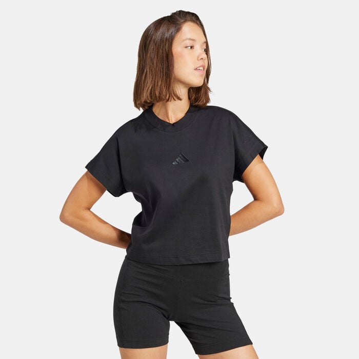 adidas Women's ALL SZN T-Shirt Black adidas Women's ALL SZN T-Shirt Black image number 0