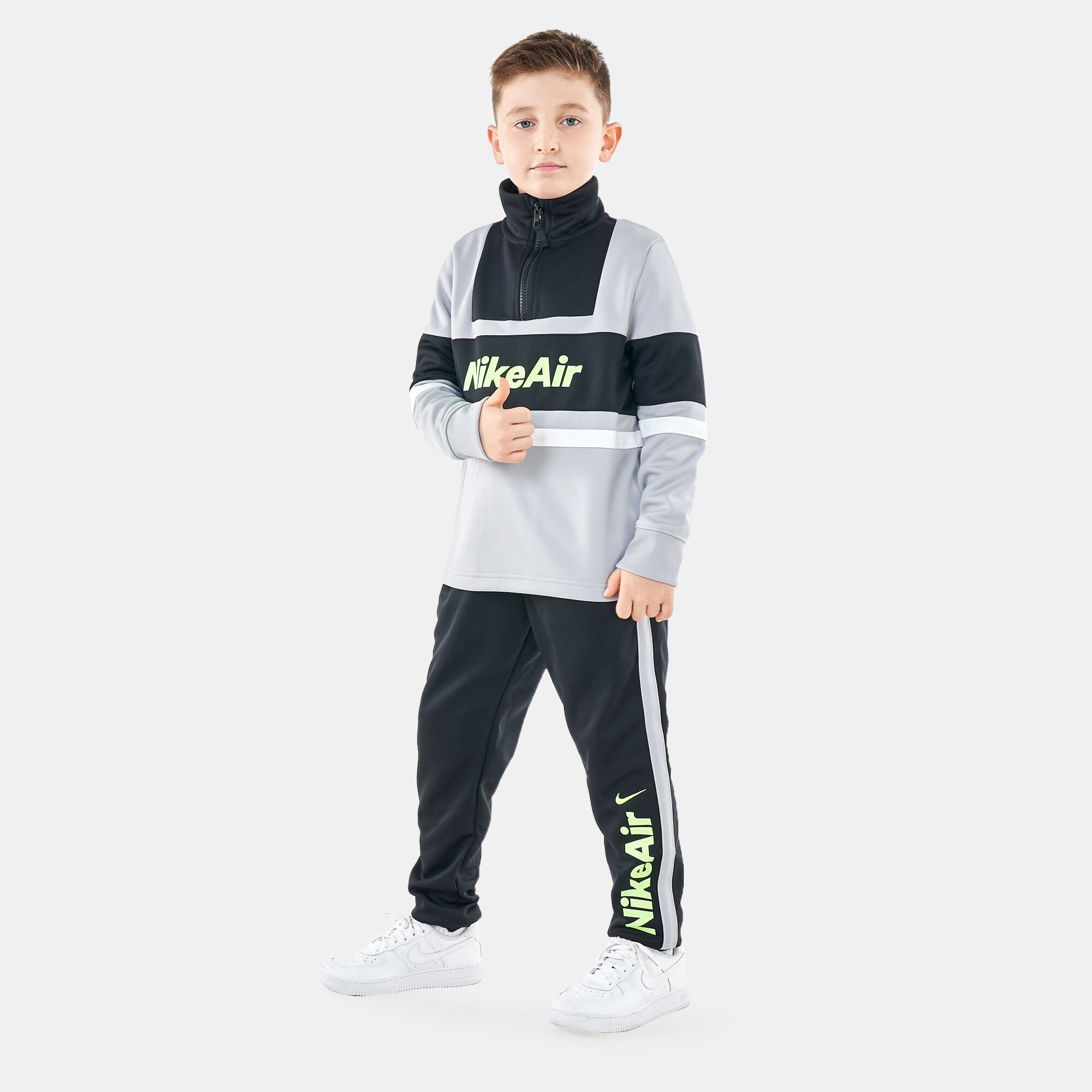 Buy Nike Kids Air Tracksuit Grey in KSA SSS
