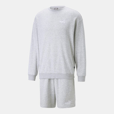 PUMA Men's Relaxed Sweat Set Grey