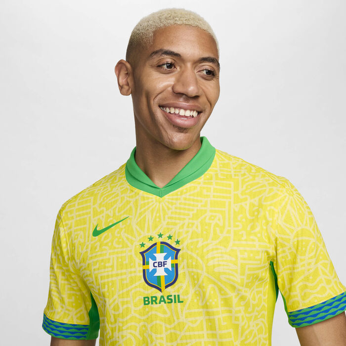 Nike Men's Brazil 2024 Match Home Dri-FIT ADV Football Authentic Shirt yellow Nike Men's Brazil 2024 Match Home Dri-FIT ADV Football Authentic Shirt yellow image number 2
