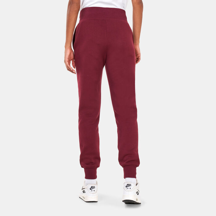 Nike Women's Sportswear Swoosh Fleece Joggers Maroon Nike Women's Sportswear Swoosh Fleece Joggers Maroon image number 1
