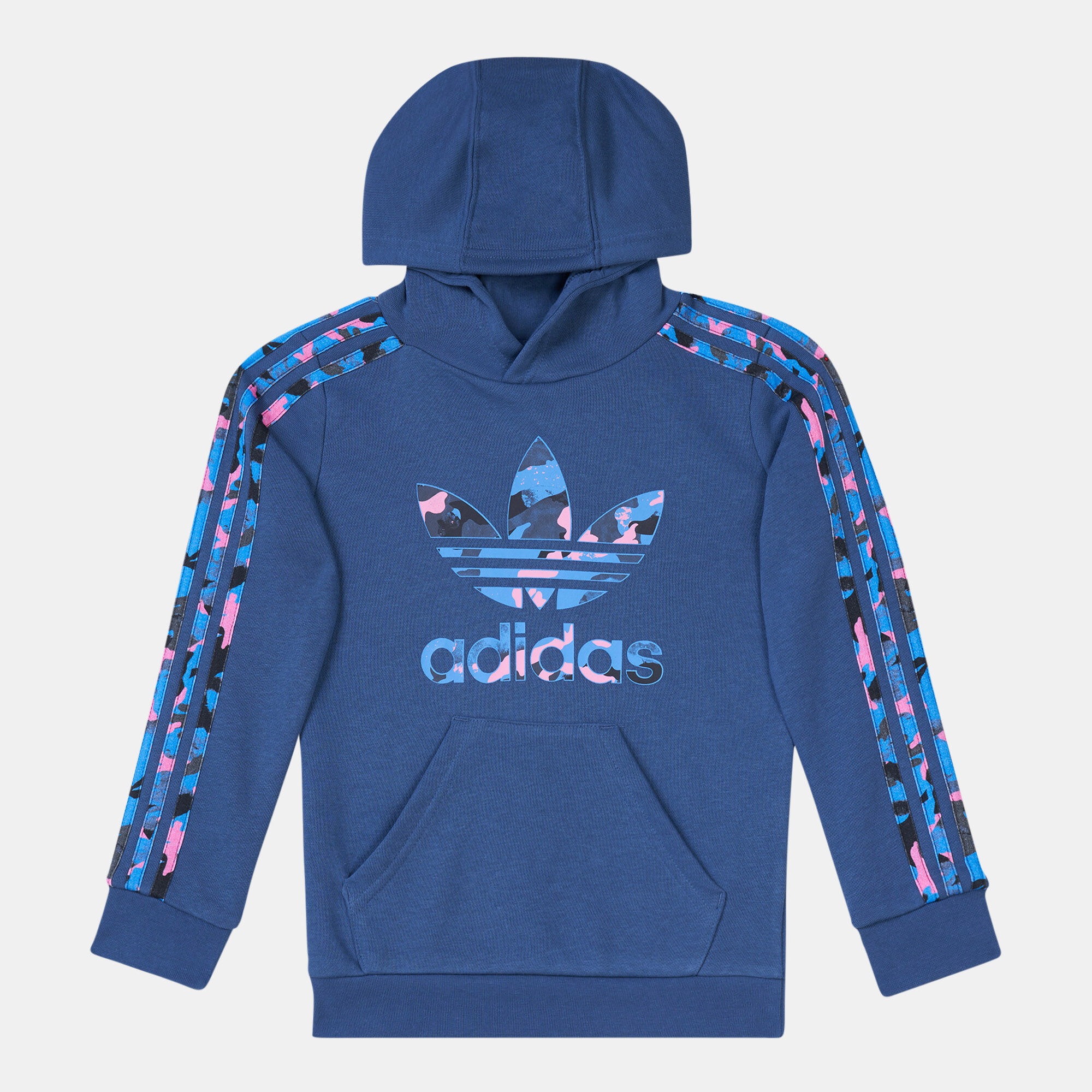 Buy adidas Originals Kids Camo Hoodie Blue in KSA SSS