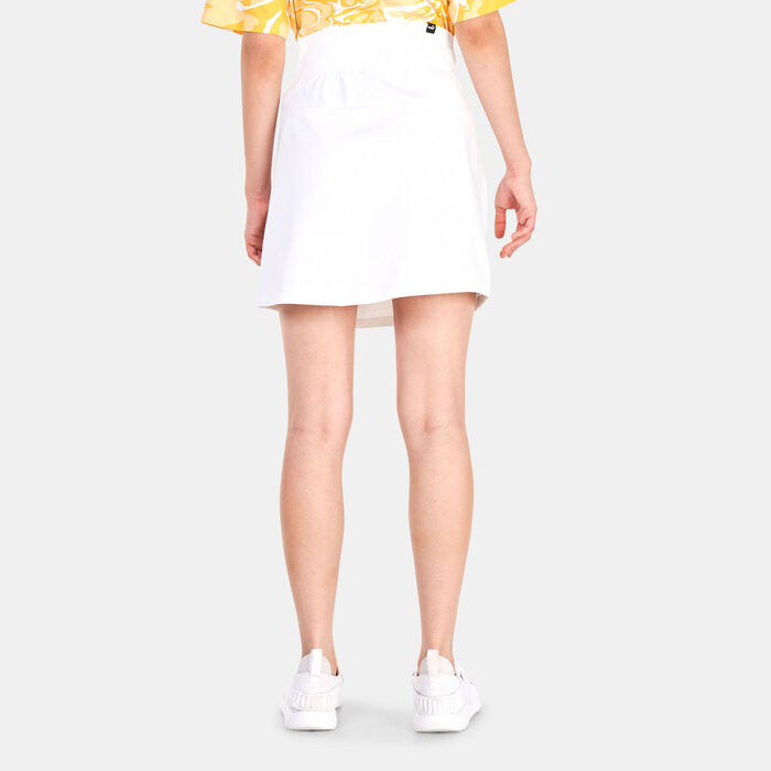 PUMA Women's Summer Splash Sweat Skirt White image number 1