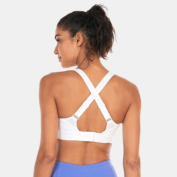 Under Armour Women's Infinity High-Support Training Sports Bra White image number 1