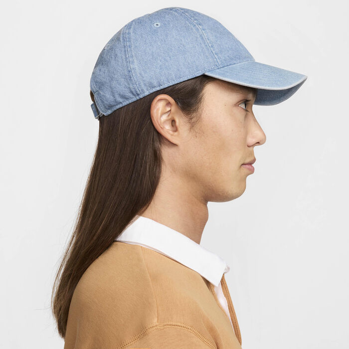 Nike Club Unstructured Denim Cap Blue Nike Club Unstructured Denim Cap Blue image number 3